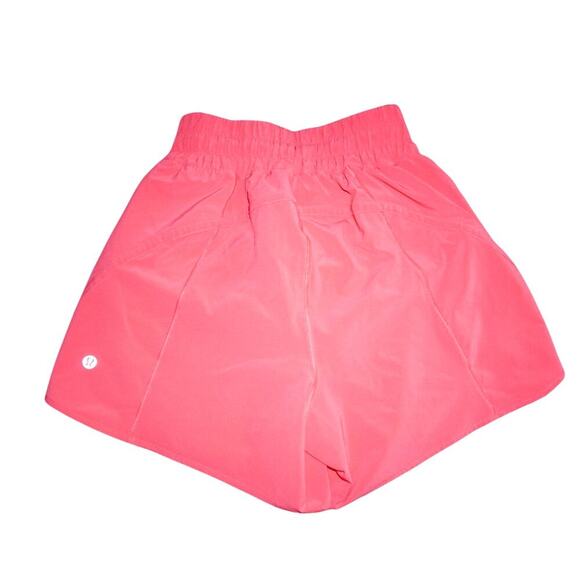 Lululemon Speed Up Shorts 4" Lined Coral Red Women’s Size 4 Running Activewear - Picture 5 of 9